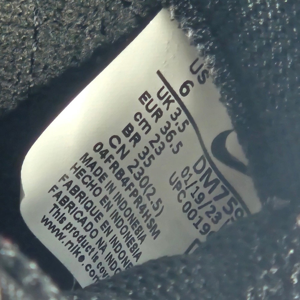 Nike‎ Court Legacy Lift Black Sail Platform Sneakers DM7590-001 Womens 6 - Picture 6 of 10